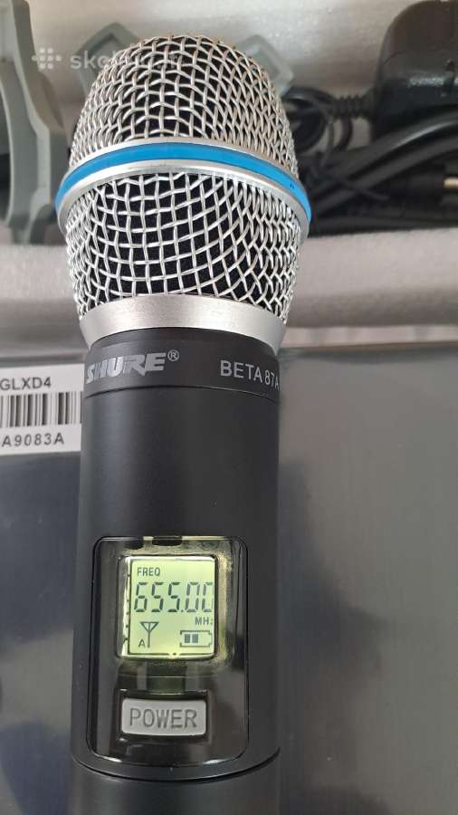 Mikrofonas Shure Beta 58a Glxd4 - nuotraukos Nr. 4