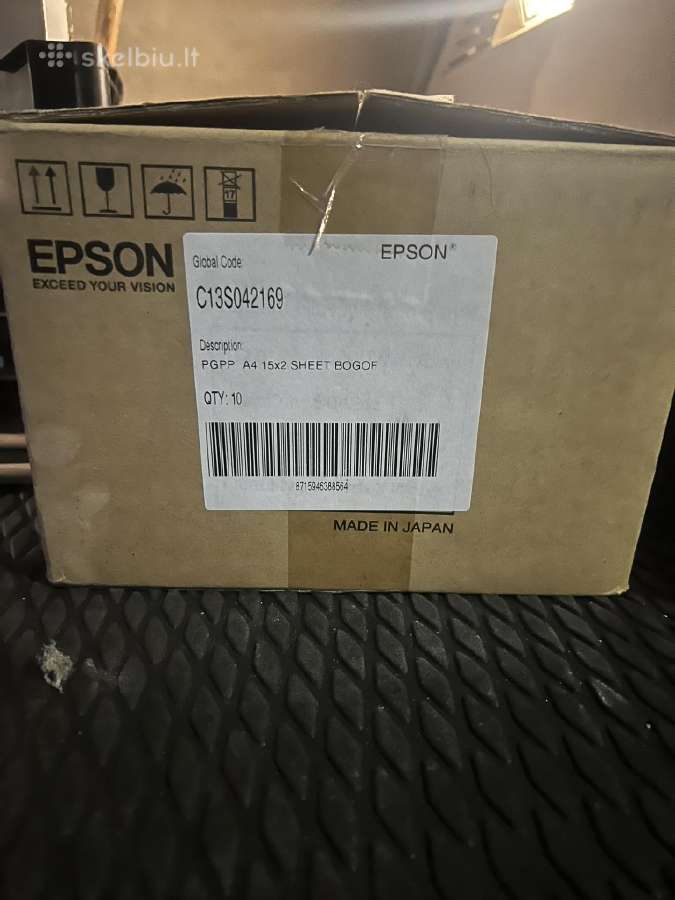 Epson Preium Glossy A4 255g/m2 kaina už visą dėžę - nuotraukos Nr. 2