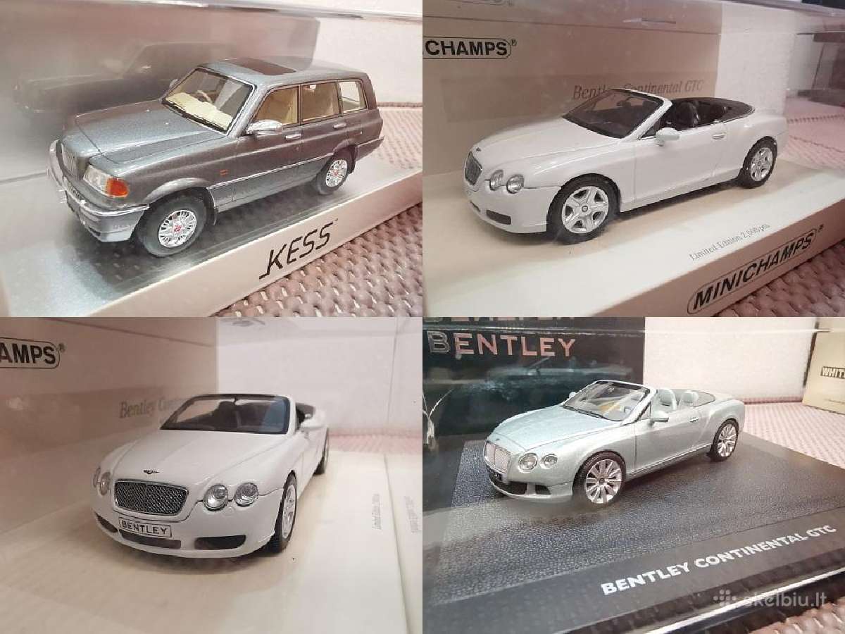 1:43 Angliškų (Bentley) Automobilių Modeliai - nuotraukos Nr. 2