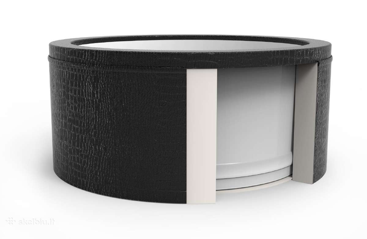 Karkasinis džakuzi Avenli Spa Osaka Black Leather - nuotraukos Nr. 5