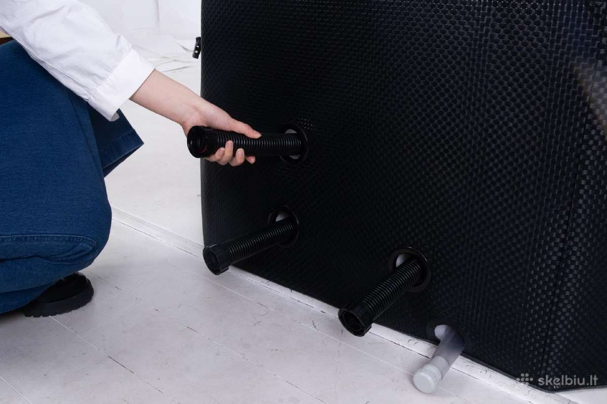 Karkasinis džakuzi Aegean Eco Foam Black Rattan - nuotraukos Nr. 6