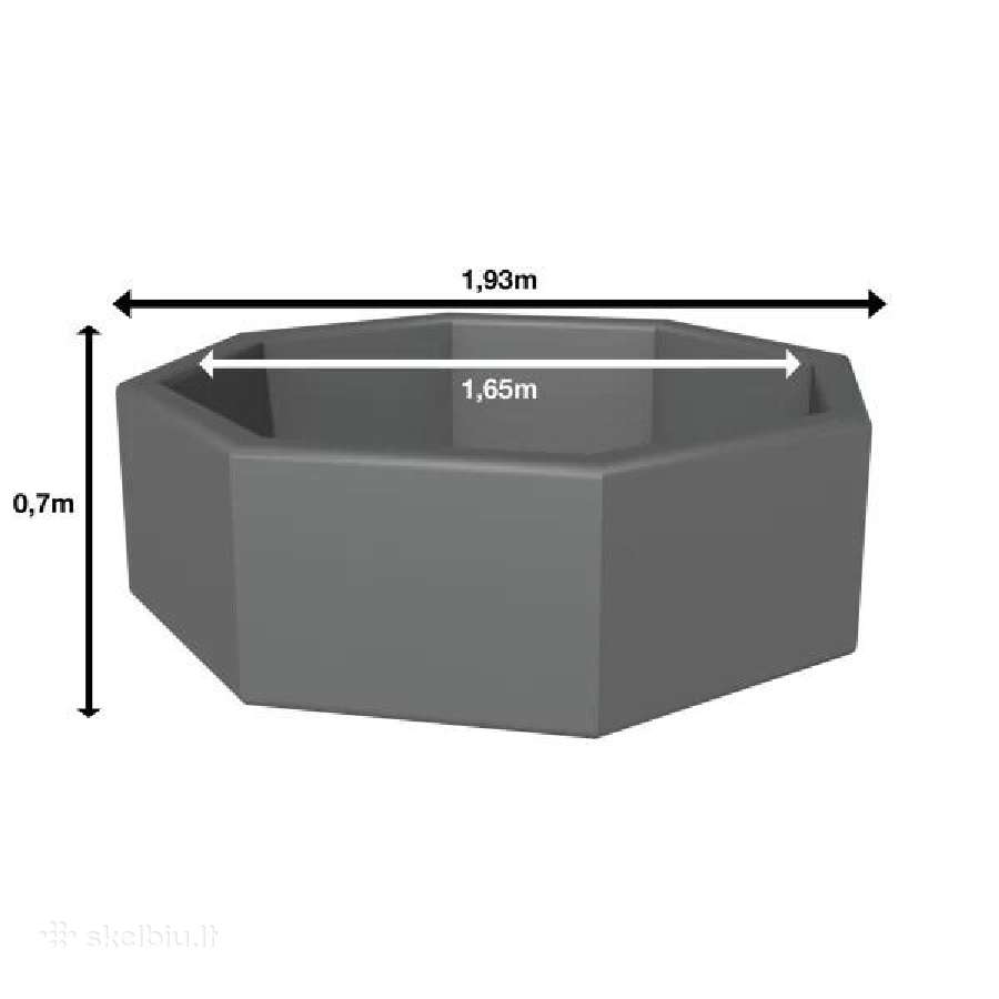 Karkasinis džakuzi Aegean Eco Foam Black Rattan - nuotraukos Nr. 11