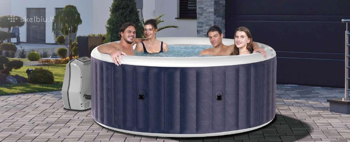 Pripūčiama džakuzi Phuket Blue Laser Rattan, 4-6 - nuotraukos Nr. 2