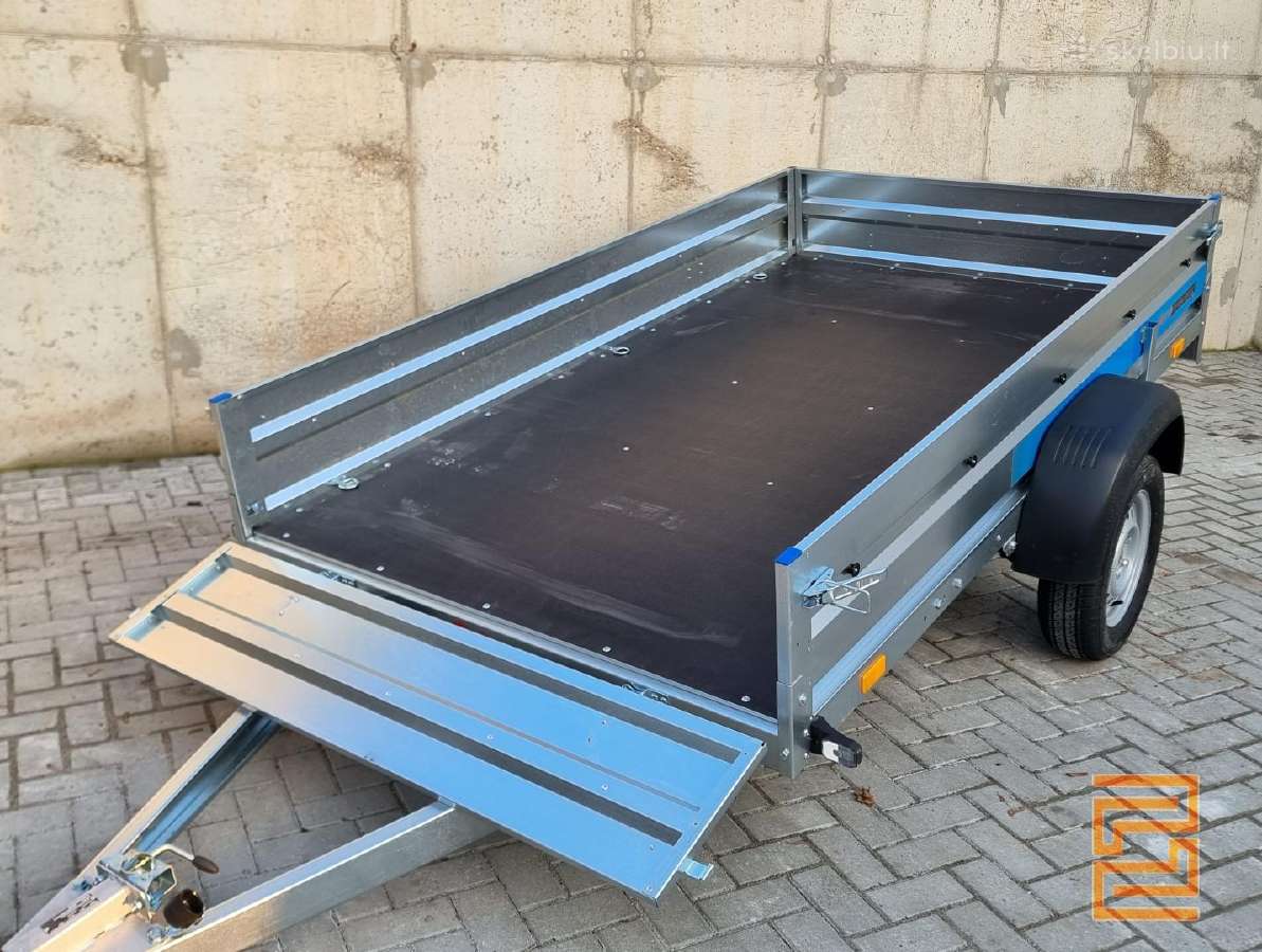Nauja Stipri 2.6x1.5m Linginė priekaba - nuotraukos Nr. 4