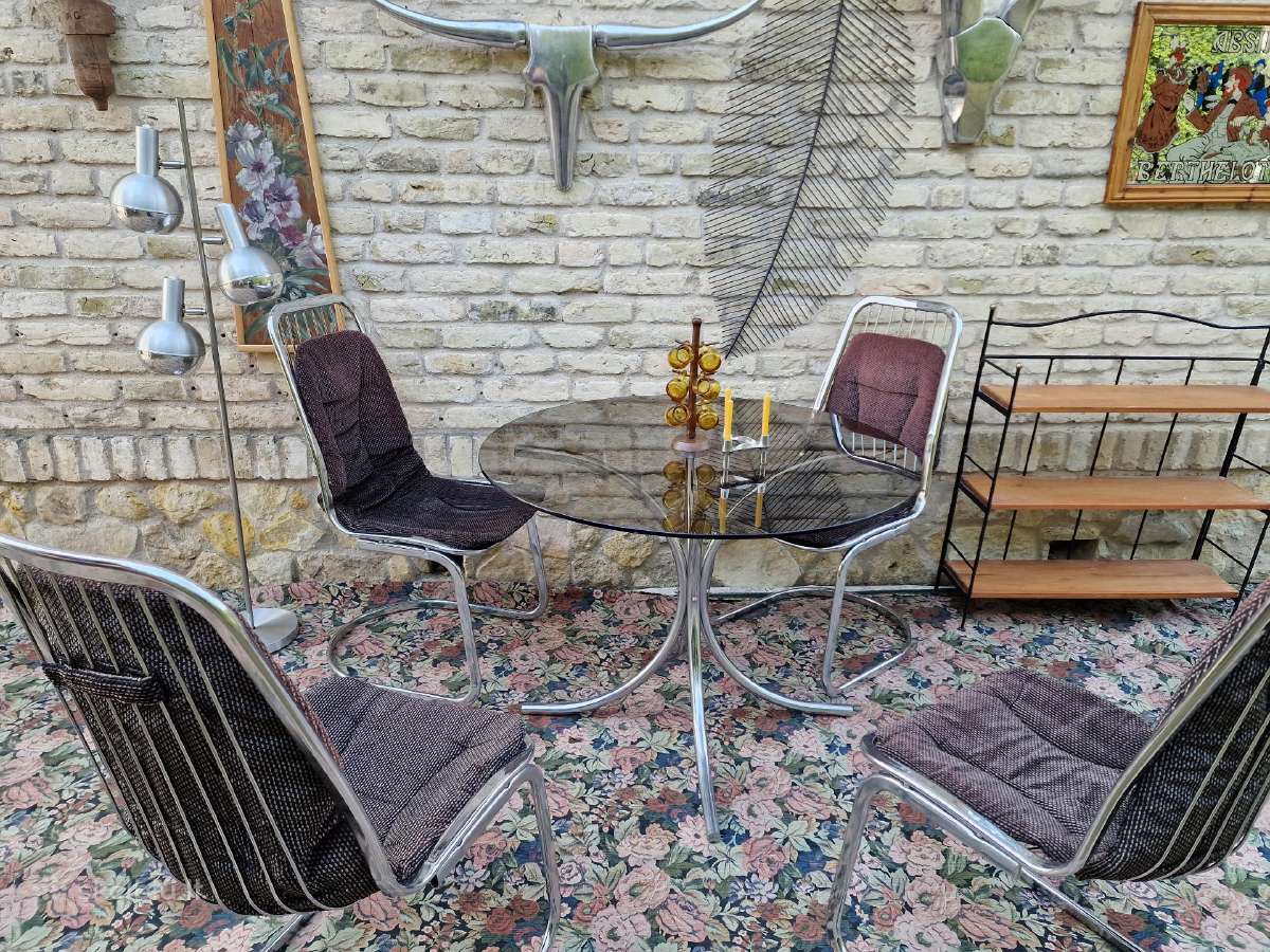 Vintažinės mid century Bauhaus st.chromo kėdės - nuotraukos Nr. 32