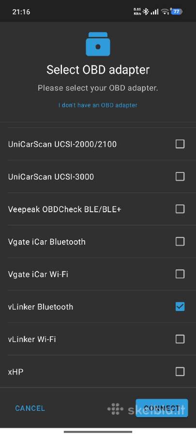 Vgate vlinker Bm+ Bluetooth diagnostikos adapteris - nuotraukos Nr. 6