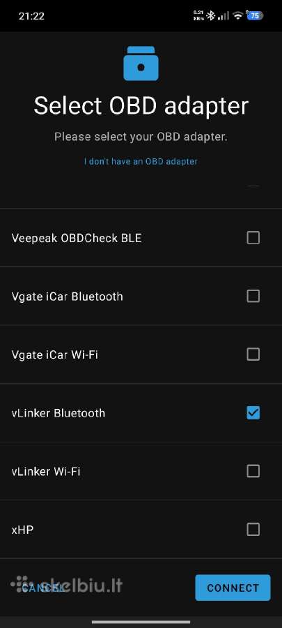 Vgate vlinker Bm+ Bluetooth diagnostikos adapteris - nuotraukos Nr. 11