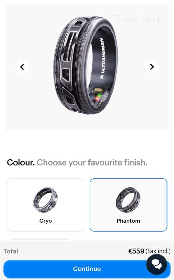 Diesel Ultrahuman Ring - nuotraukos Nr. 5