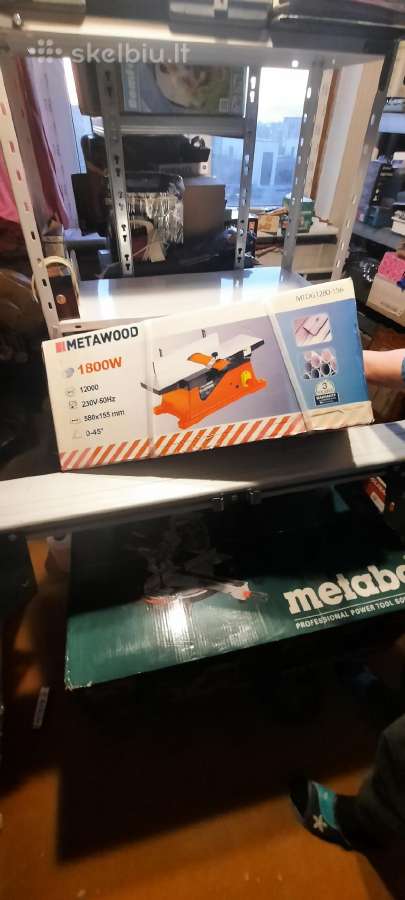 Medžio pjovimo stalinės obliavimo staklės Metawood - nuotraukos Nr. 2