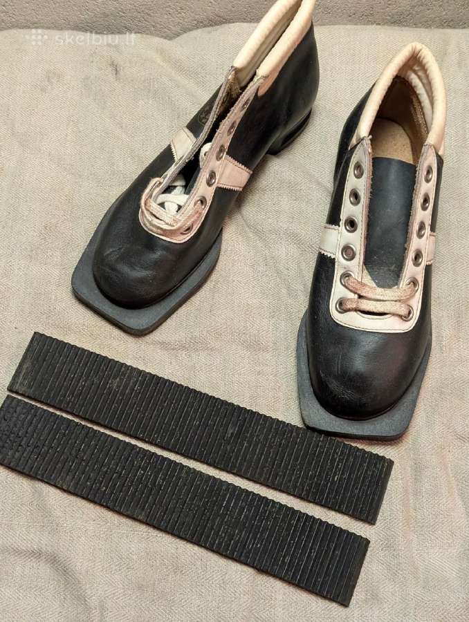 Senoviški skandinaviški slidininko batai Botas. - nuotraukos Nr. 4