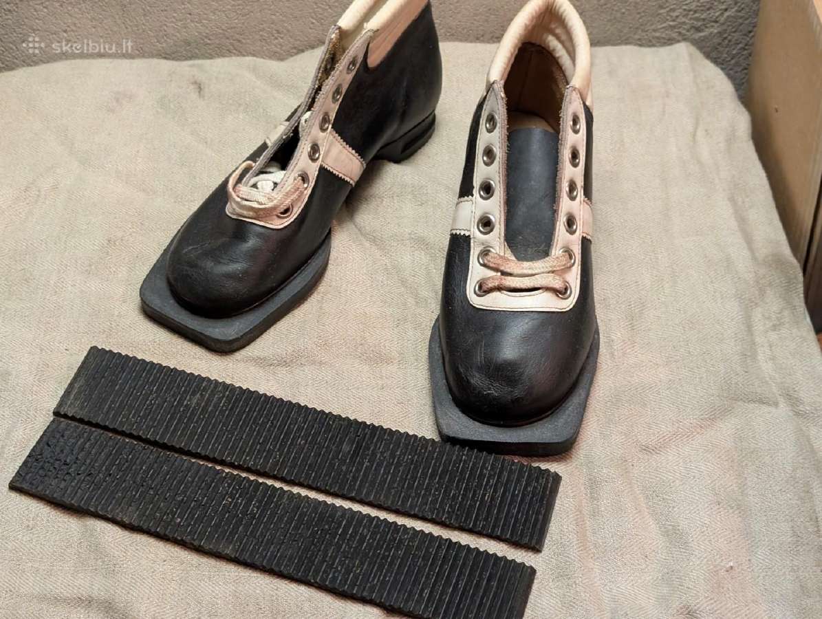 Senoviški skandinaviški slidininko batai Botas. - nuotraukos Nr. 5