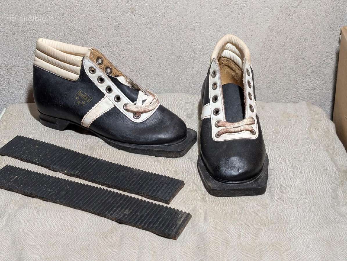 Senoviški skandinaviški slidininko batai Botas. - nuotraukos Nr. 6