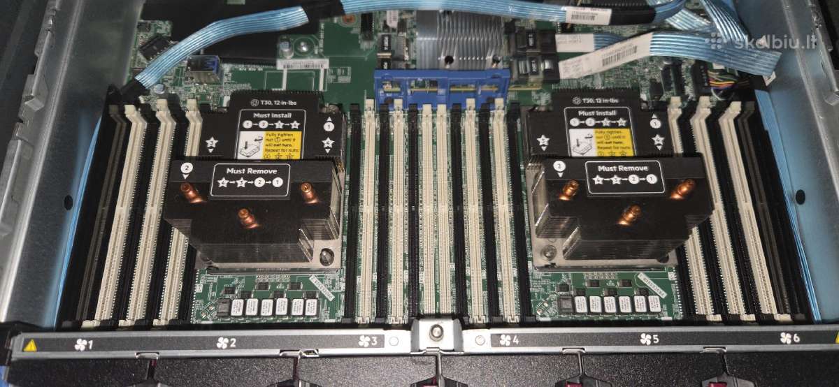 Hp Dl380 Gen10 ir Dl360 Gen10 serveriai - nuotraukos Nr. 3