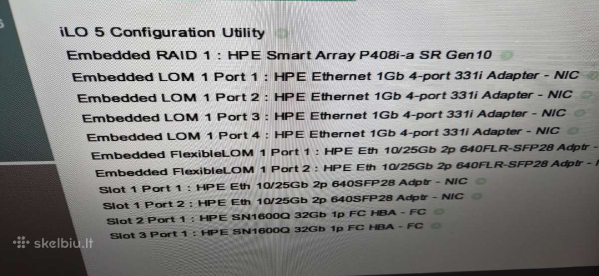 Hp Dl380 Gen10 ir Dl360 Gen10 serveriai - nuotraukos Nr. 7
