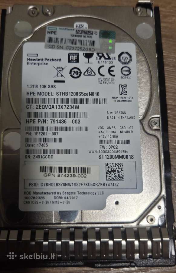 Hp Dl380 Gen10 ir Dl360 Gen10 serveriai - nuotraukos Nr. 10