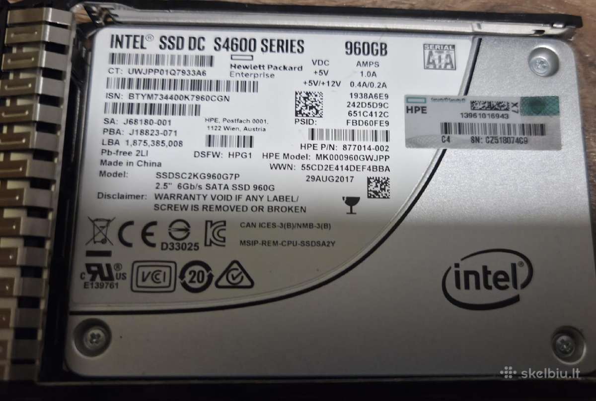 Hp Dl380 Gen10 ir Dl360 Gen10 serveriai - nuotraukos Nr. 11