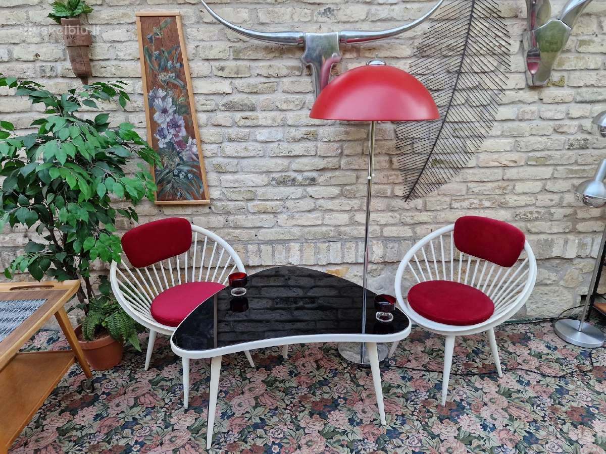 Vintažinis mid century Space Age baldų komplektas