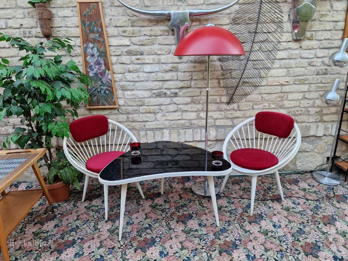 Vintažinis mid century Space Age baldų komplektas - nuotraukos Nr. 5