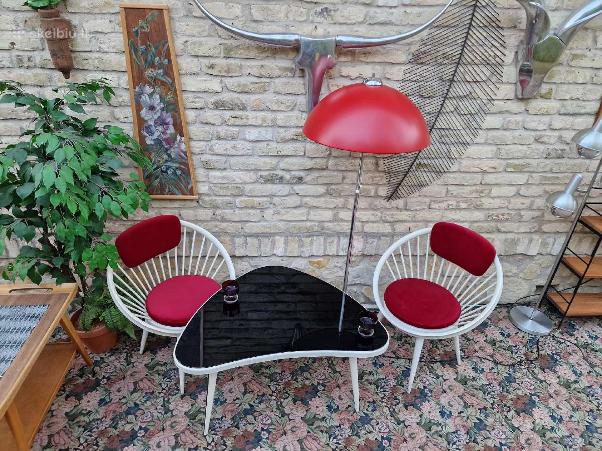 Vintažinis mid century Space Age baldų komplektas - nuotraukos Nr. 7