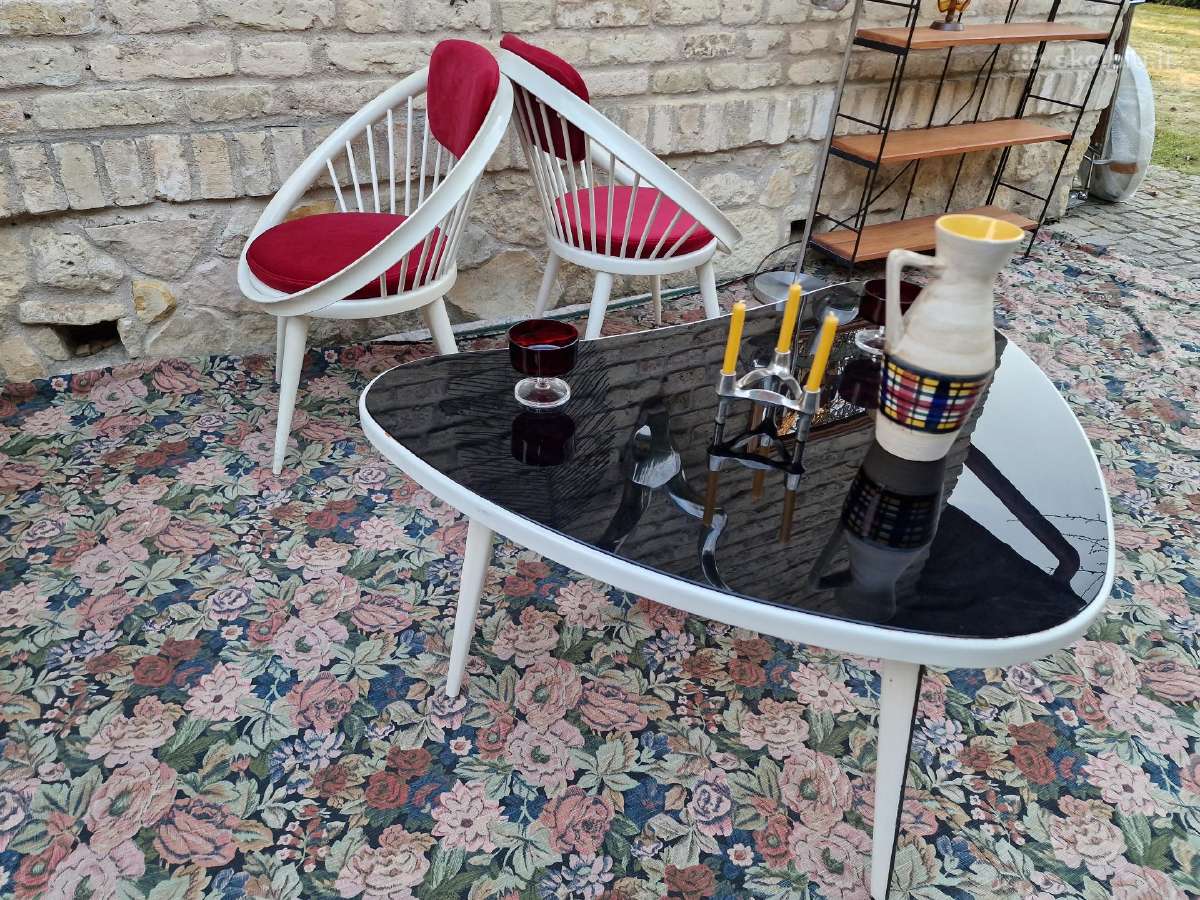 Vintažinis mid century Space Age baldų komplektas - nuotraukos Nr. 6