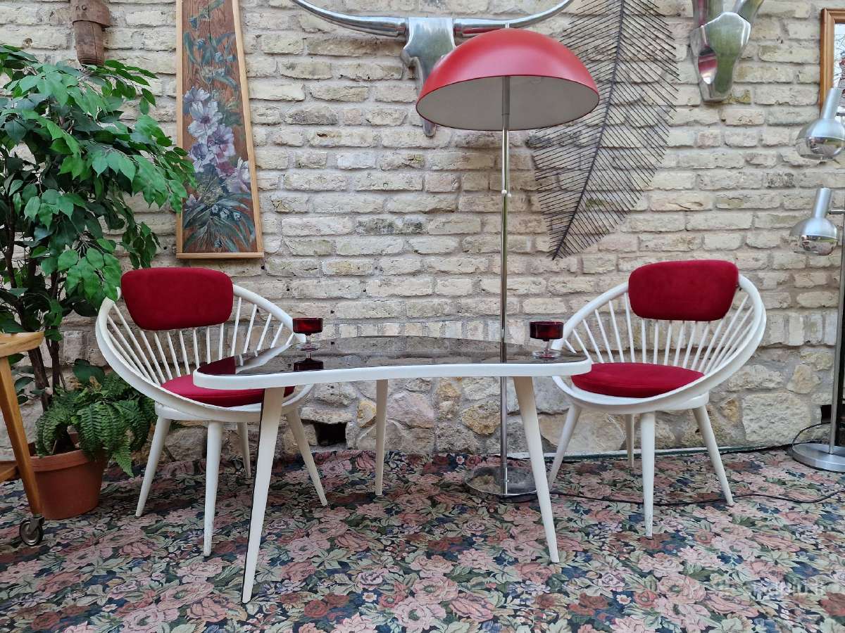 Vintažinis mid century Space Age baldų komplektas - nuotraukos Nr. 9