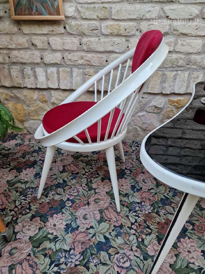 Vintažinis mid century Space Age baldų komplektas - nuotraukos Nr. 8