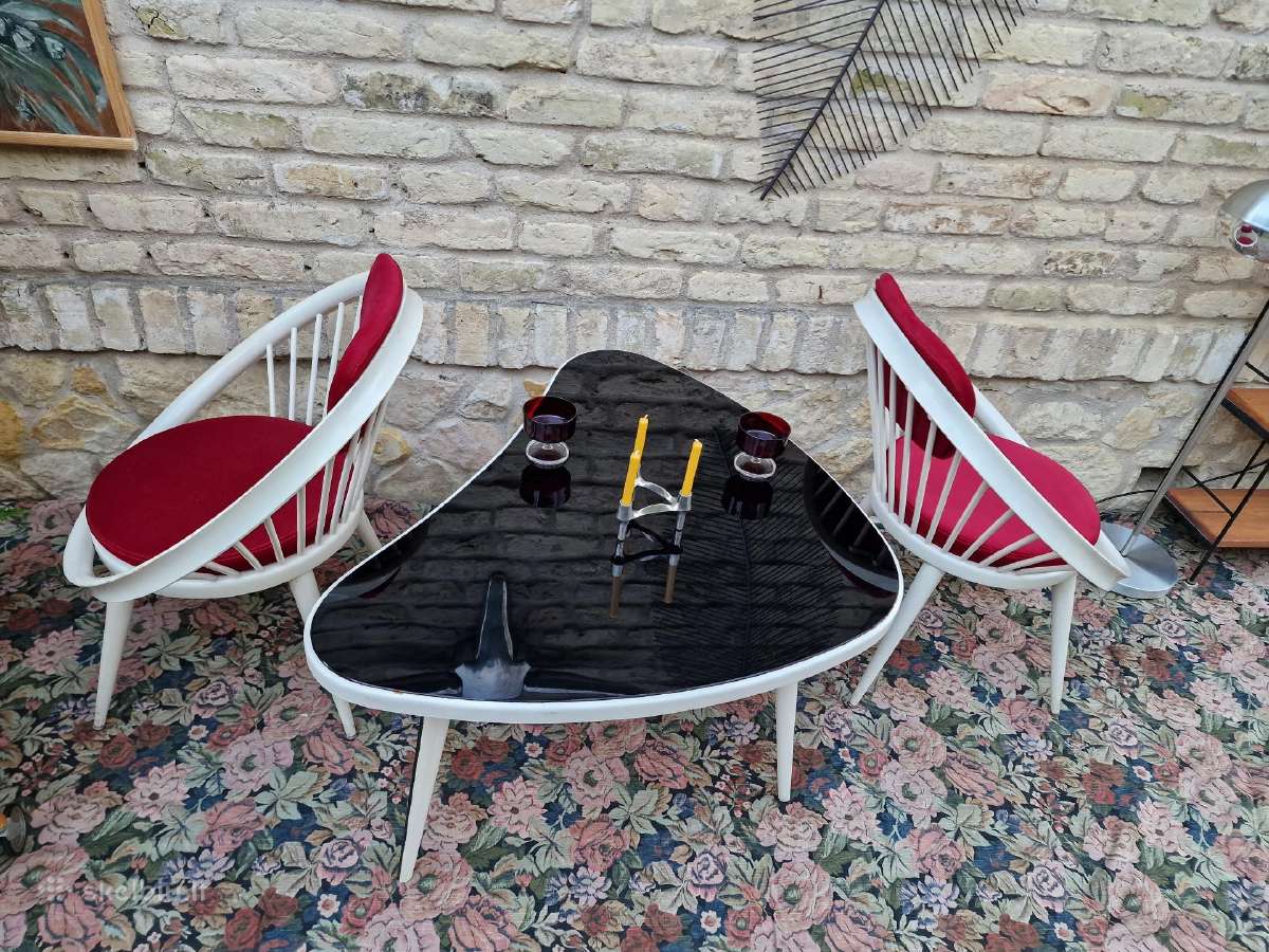 Vintažinis mid century Space Age baldų komplektas - nuotraukos Nr. 13