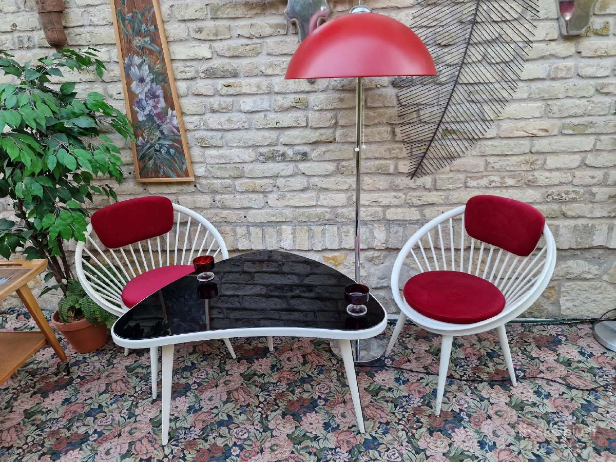 Vintažinis mid century Space Age baldų komplektas - nuotraukos Nr. 11