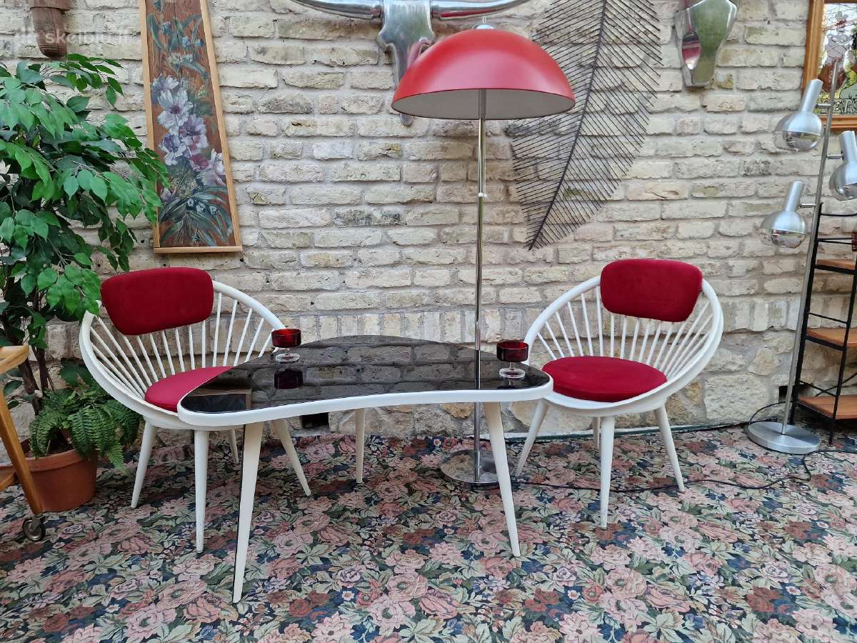 Vintažinis mid century Space Age baldų komplektas - nuotraukos Nr. 14