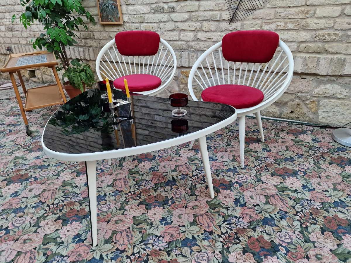 Vintažinis mid century Space Age baldų komplektas - nuotraukos Nr. 20