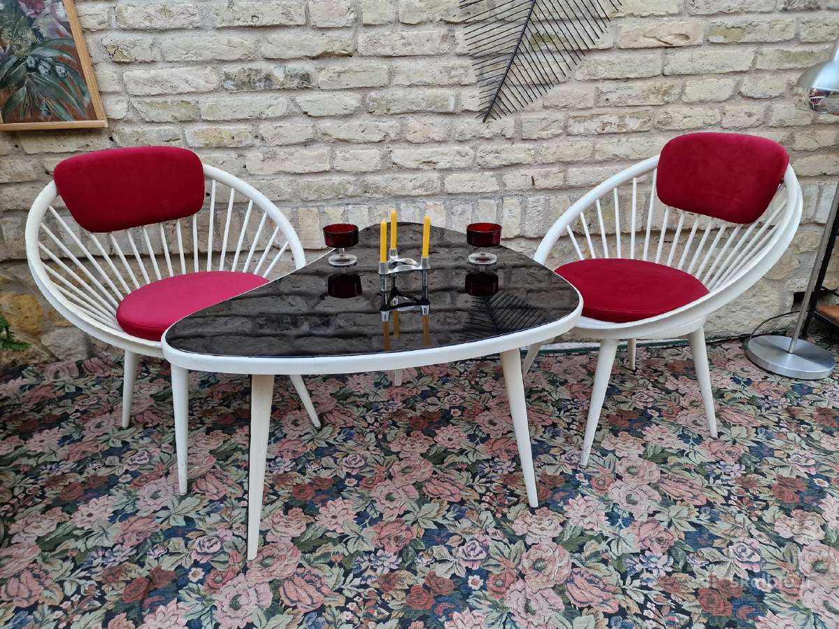 Vintažinis mid century Space Age baldų komplektas - nuotraukos Nr. 21