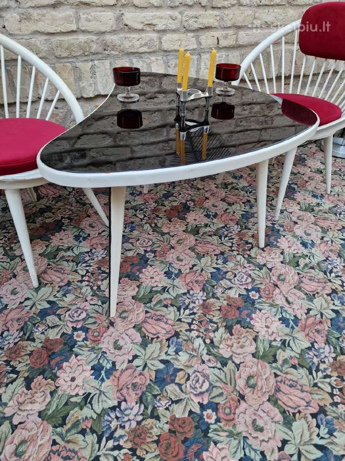 Vintažinis mid century Space Age baldų komplektas - nuotraukos Nr. 25