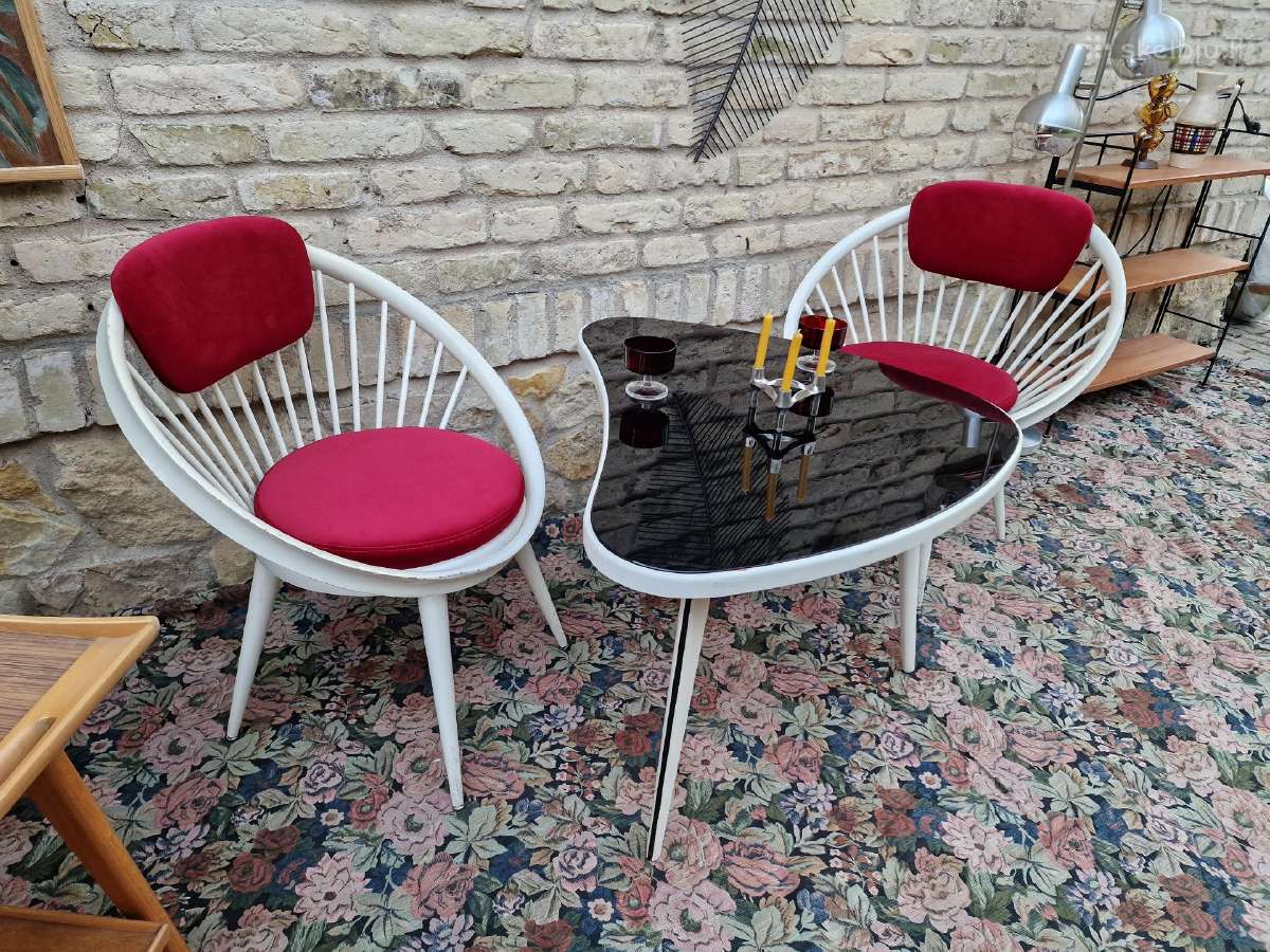 Vintažinis mid century Space Age baldų komplektas - nuotraukos Nr. 26