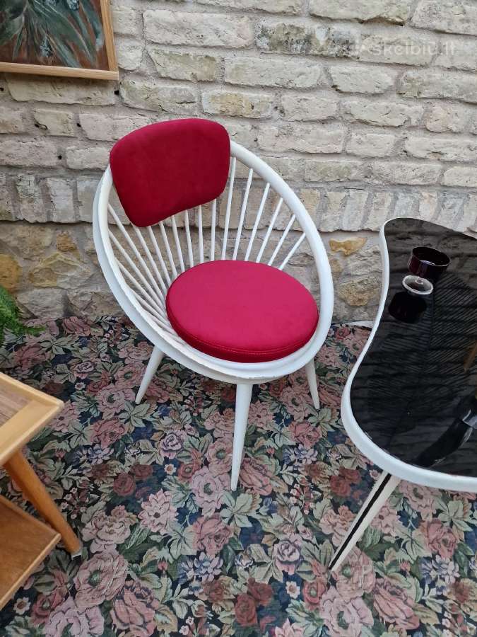 Vintažinis mid century Space Age baldų komplektas - nuotraukos Nr. 29