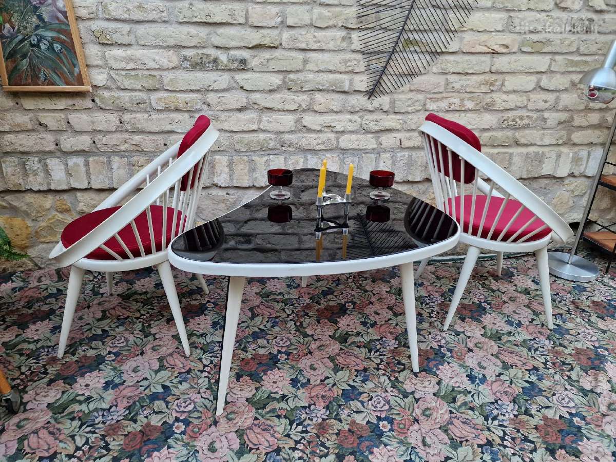 Vintažinis mid century Space Age baldų komplektas - nuotraukos Nr. 30