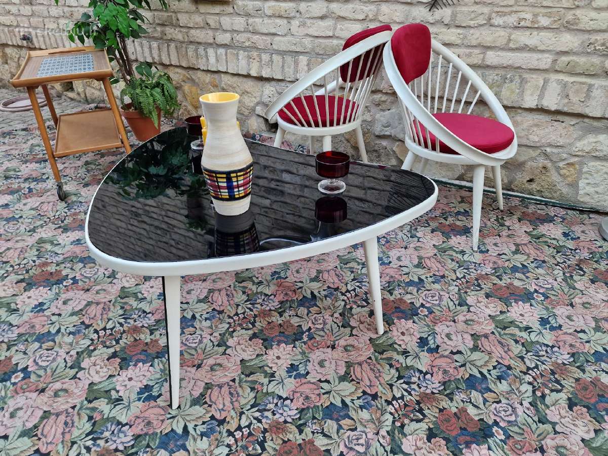 Vintažinis mid century Space Age baldų komplektas - nuotraukos Nr. 36