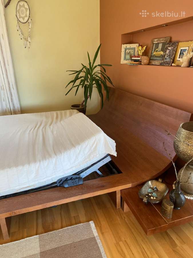 Medinė dvigulė lova su visa lovos įraga, matrasai - nuotraukos Nr. 5