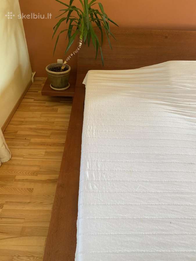 Medinė dvigulė lova su visa lovos įraga, matrasai - nuotraukos Nr. 8