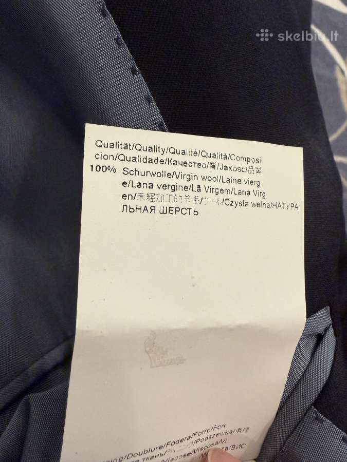 Originalus Hugo Boss vilnonis švarkas - nuotraukos Nr. 6