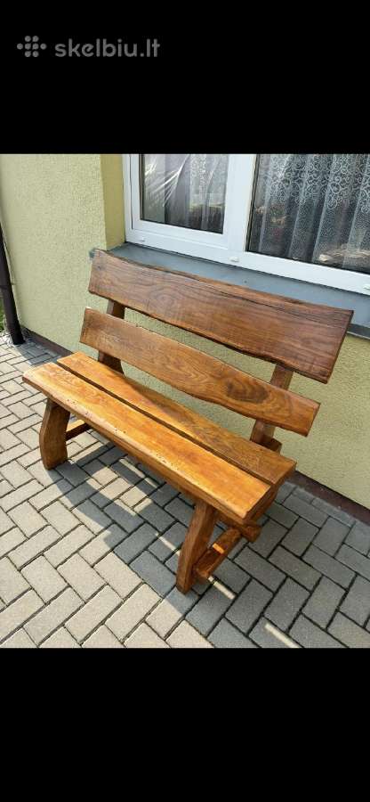 Ąžuolinis suolas