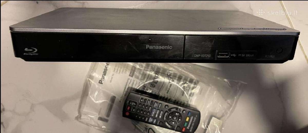 Panasonic Dmp-bdt260 bluray dvd CD mp3 grotuvas