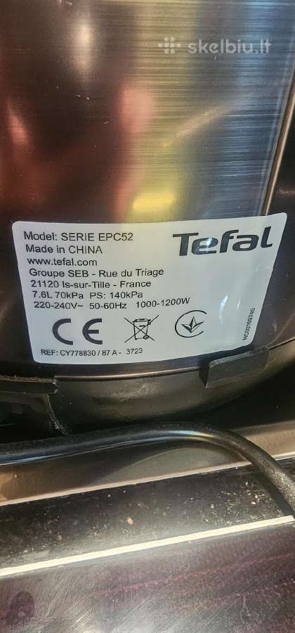 Daugiafunkcinis puodas Tefal Turbo Cuizine&fry - nuotraukos Nr. 11