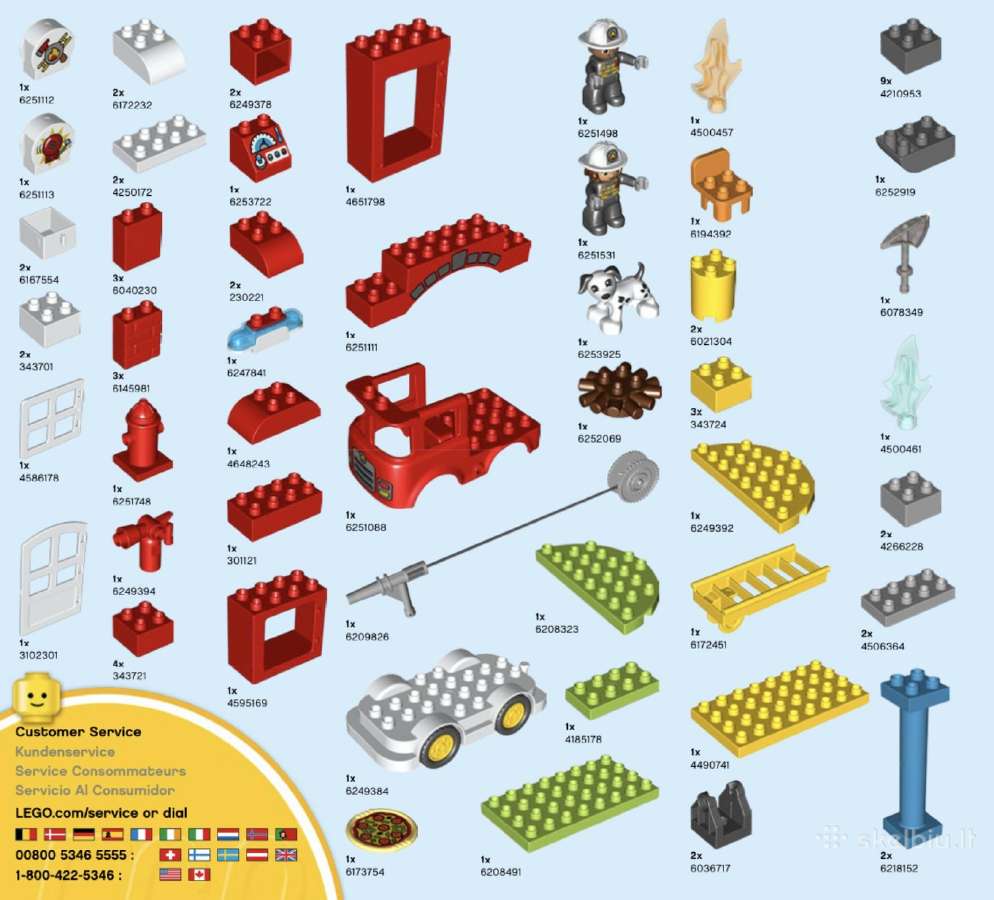 Lego Duplo 10903 Gaisrinė - nuotraukos Nr. 6