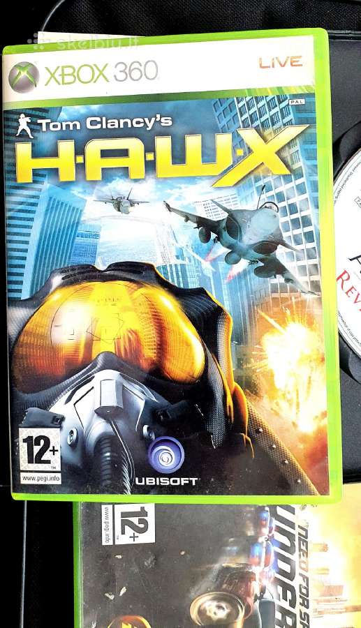 Microsoft Xbox 360 žaidimų rinkinys: H.a.w.x, Nfs - nuotraukos Nr. 2
