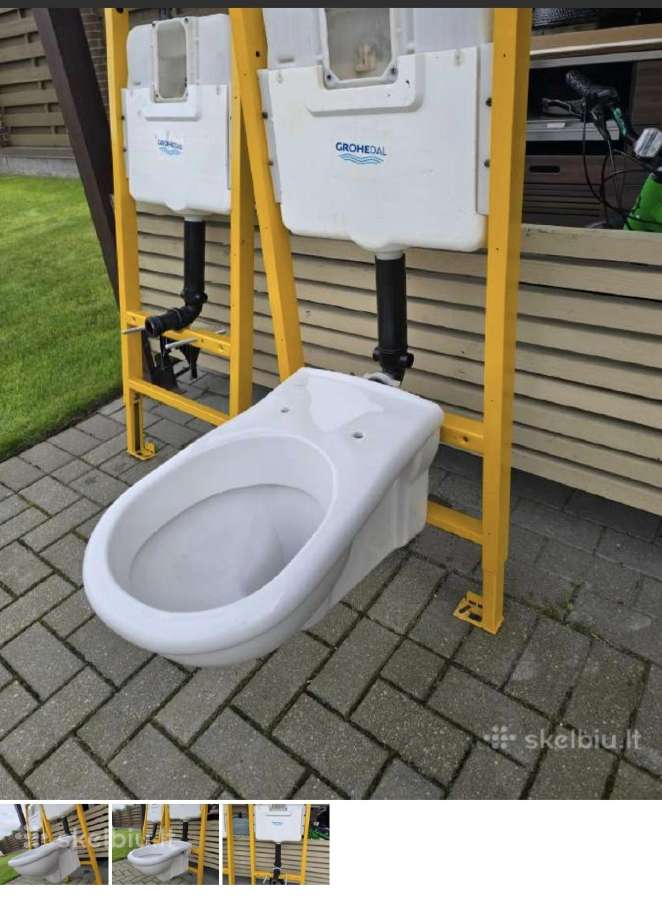 Grohe potinkiniai klozeto rėmai