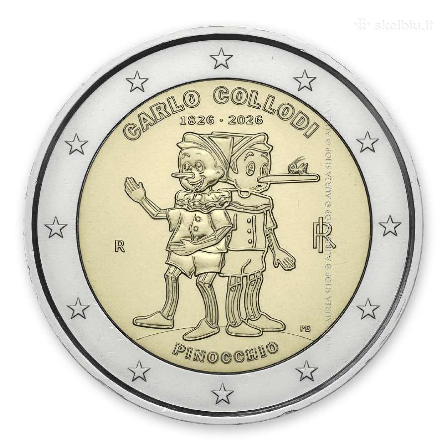 2026 Italijos 2€ monetos! - nuotraukos Nr. 8
