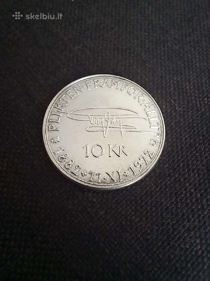 10 kronų 1972 m. 18 gr. - nuotraukos Nr. 2