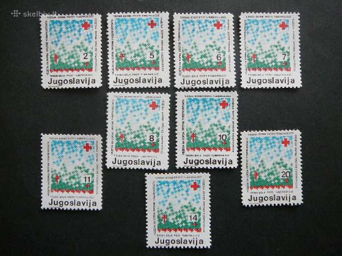Raudonasis Kryzius Tbc Jugoslavija 1986 Mnh rdk67