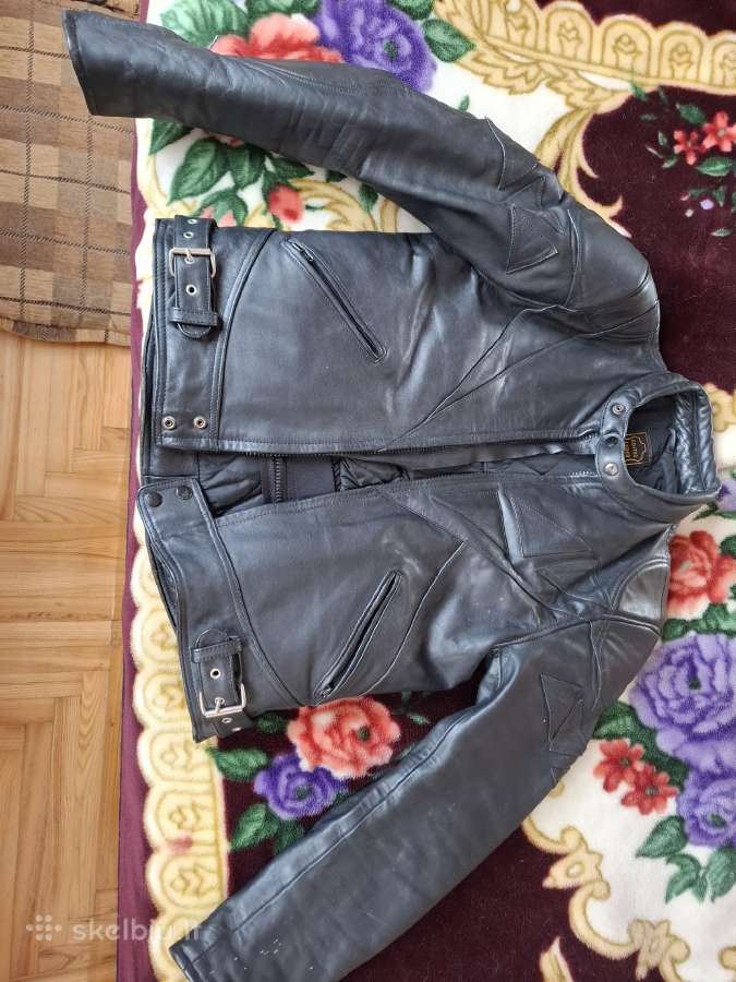 Odinė moto striukė motobatai 44