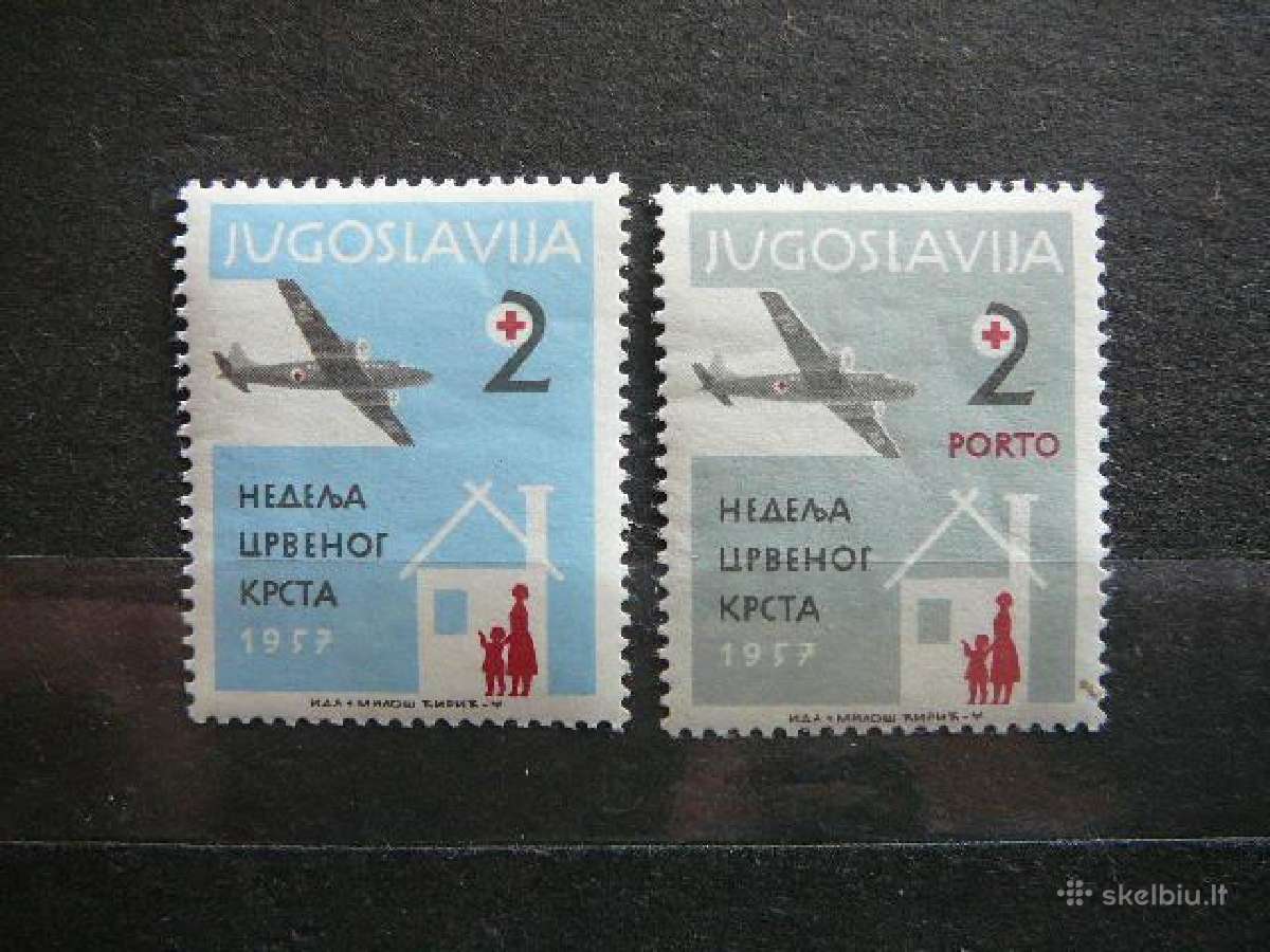 Raudonasis Kryzius Jugoslavija 1957 svarus rdk72